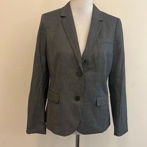 New Ann Taylor Classic Gray Suit Blazer Size 10 Petite